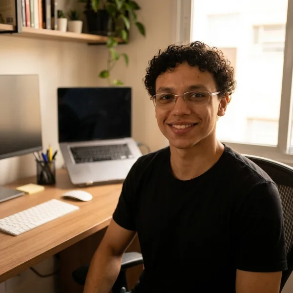 Bryan, 18 anos, trader ao vivo